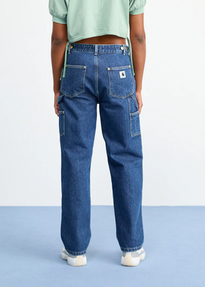 Carhartt WIP - W' Nashua Double Knee Pant - Blue Stone Washed - Hardpressed Print Studio Inc.