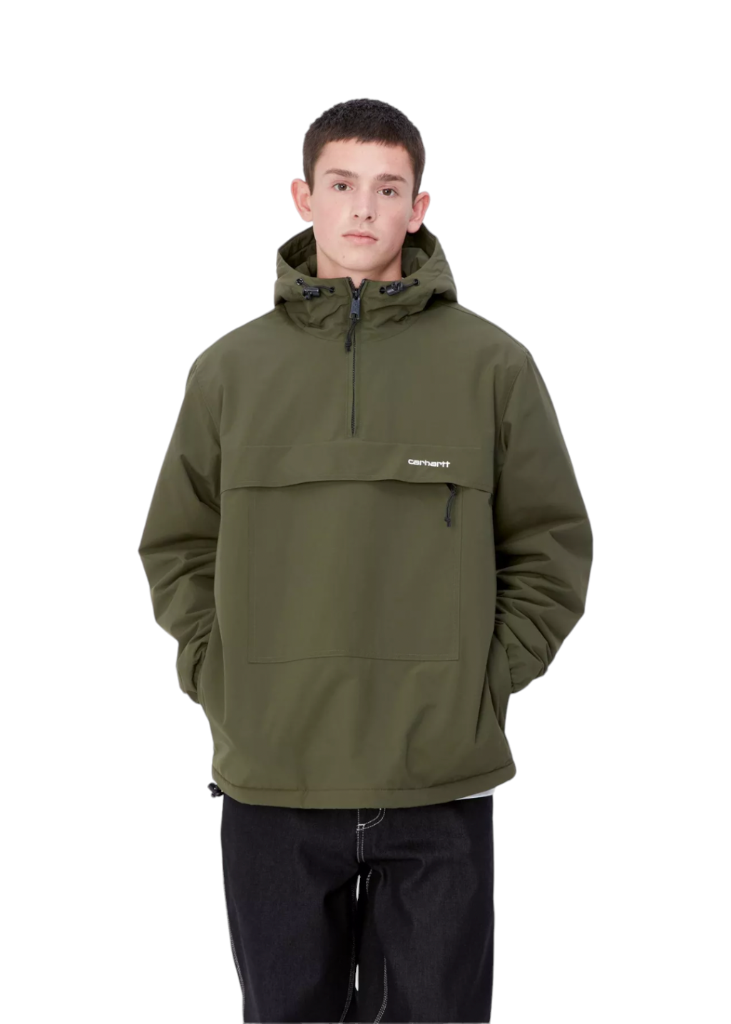 Carhartt WIP - Windbreaker Pullover (Winter) - Office Green/White