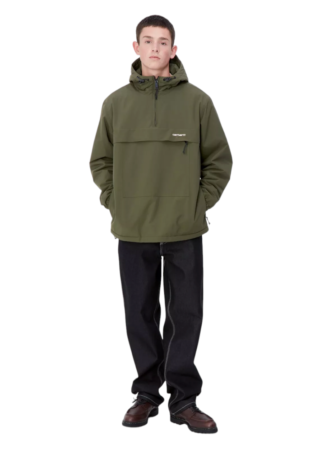 Carhartt WIP - Windbreaker Pullover (Winter) - Office Green/White