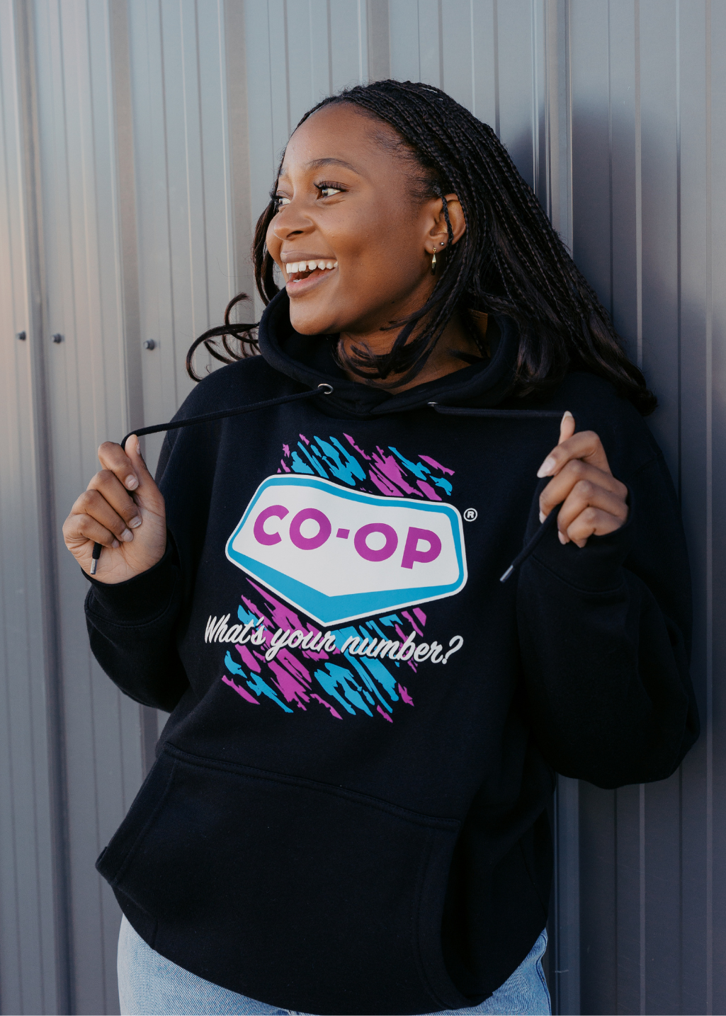 Co-op 90s Sweater | Black | Unisex | Hardpressed Print Studio Inc. Co-op 90s Sweater | Black | Unisex | Hardpressed Print Studio Inc.