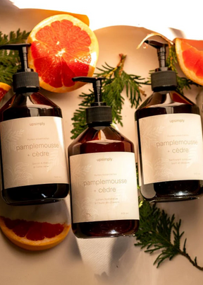 UpSimply - Bath & Shower Body Wash - Grapefruit and Cedar - Hardpressed Print Studio Inc.