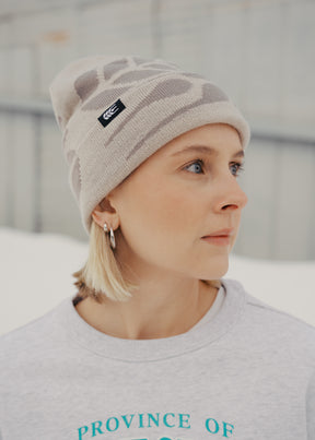 Grain Pattern Toque | Stone | Adult