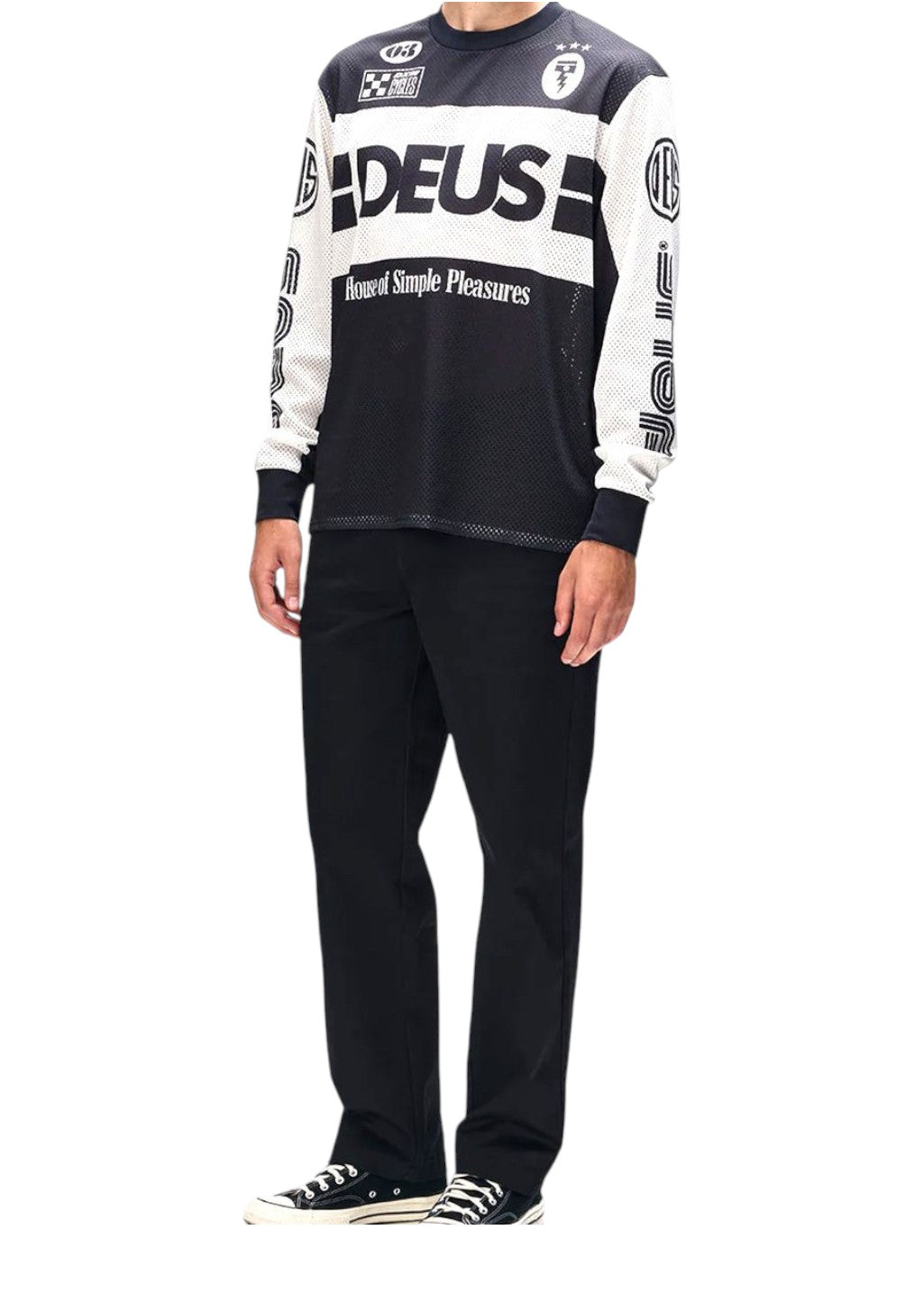 【完売商品】DEUS OFF ROAD MX JERSEY XSサイズ Deus Ex Machina - Off Road MX Jersey 2.0 - Black | Hardpressed