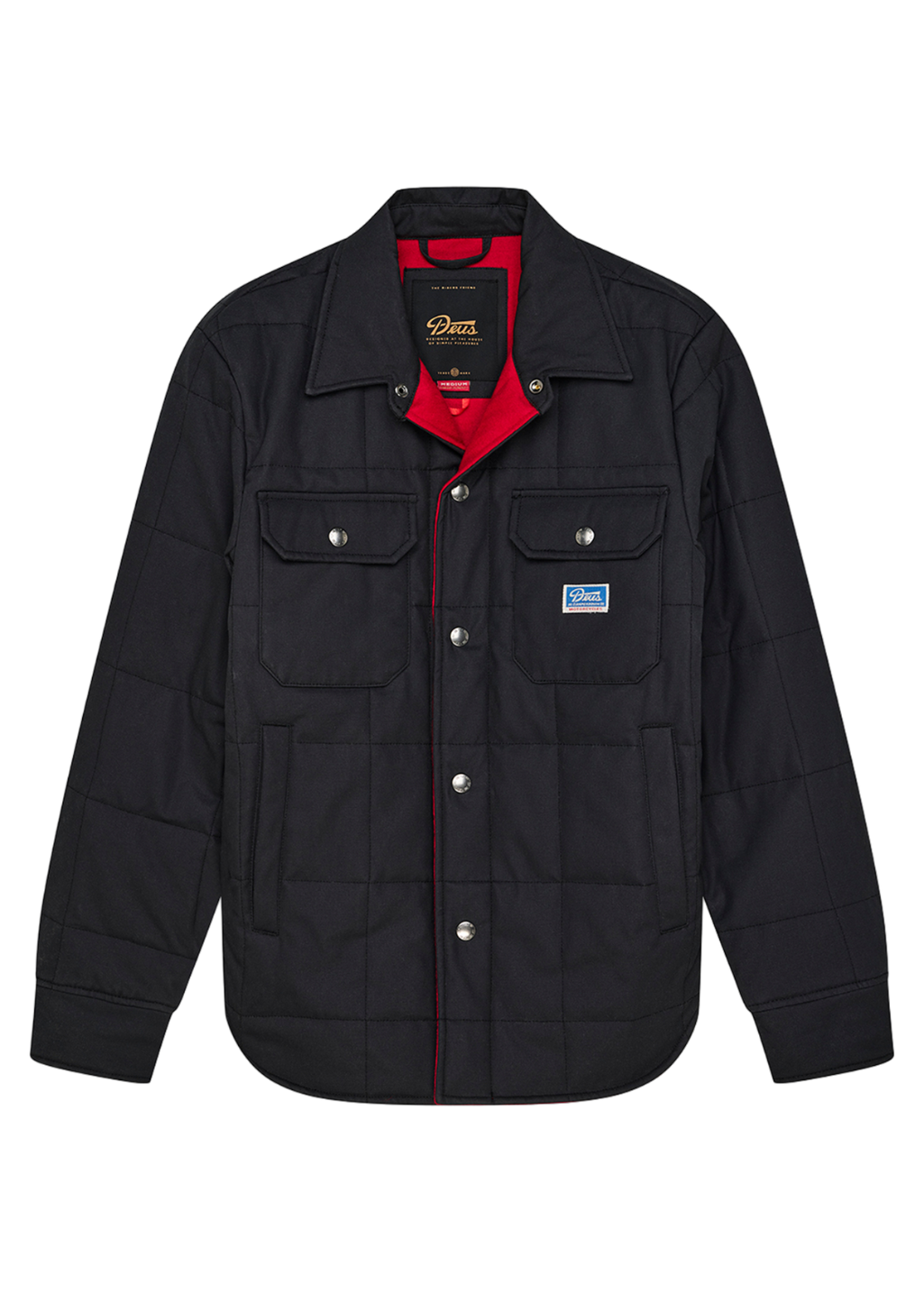 Deus Ex Machina - Maxwell Waxed Overshirt - Black