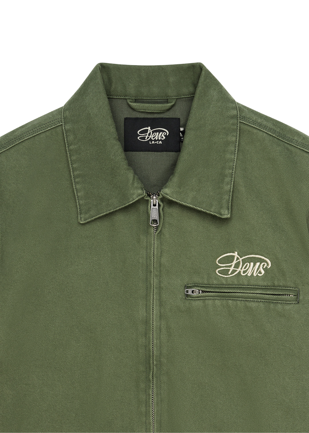 Deus Ex Machina - Workwear Overdye Jacket - Cypress Green