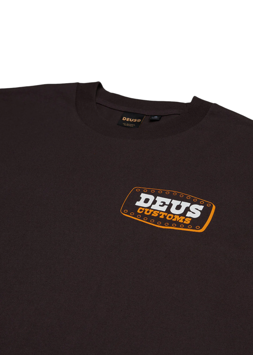 Deus Ex Machina - Buckle Up Tee - Chocolate Brown