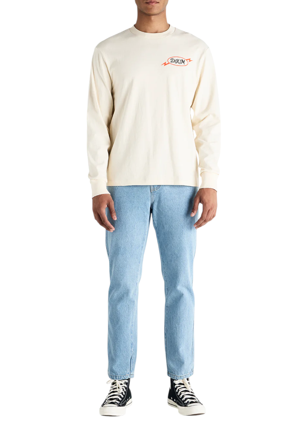 Deus Ex Machina - Iota L/S Tee - Dirty White