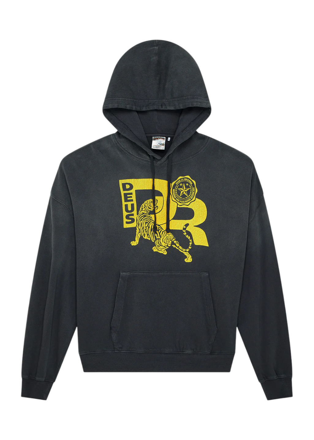 Deus Ex Machina - Strong Arm Hoodie - Anthracite | Hardpressed