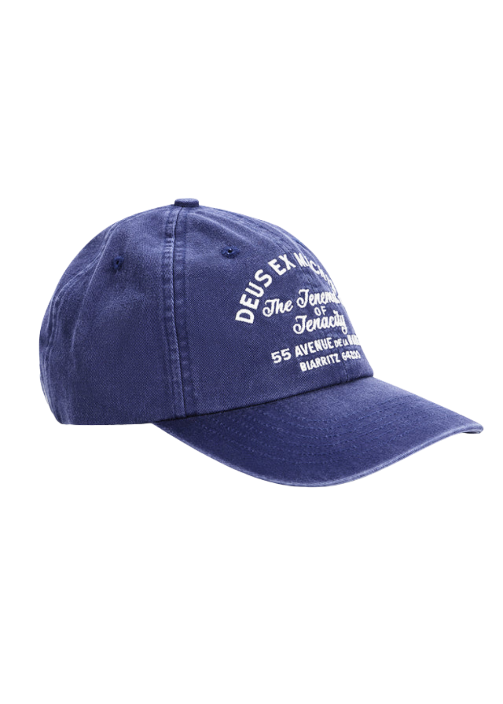 Deus Ex Machina - Biarritz Sign Cap - Mechanic Blue