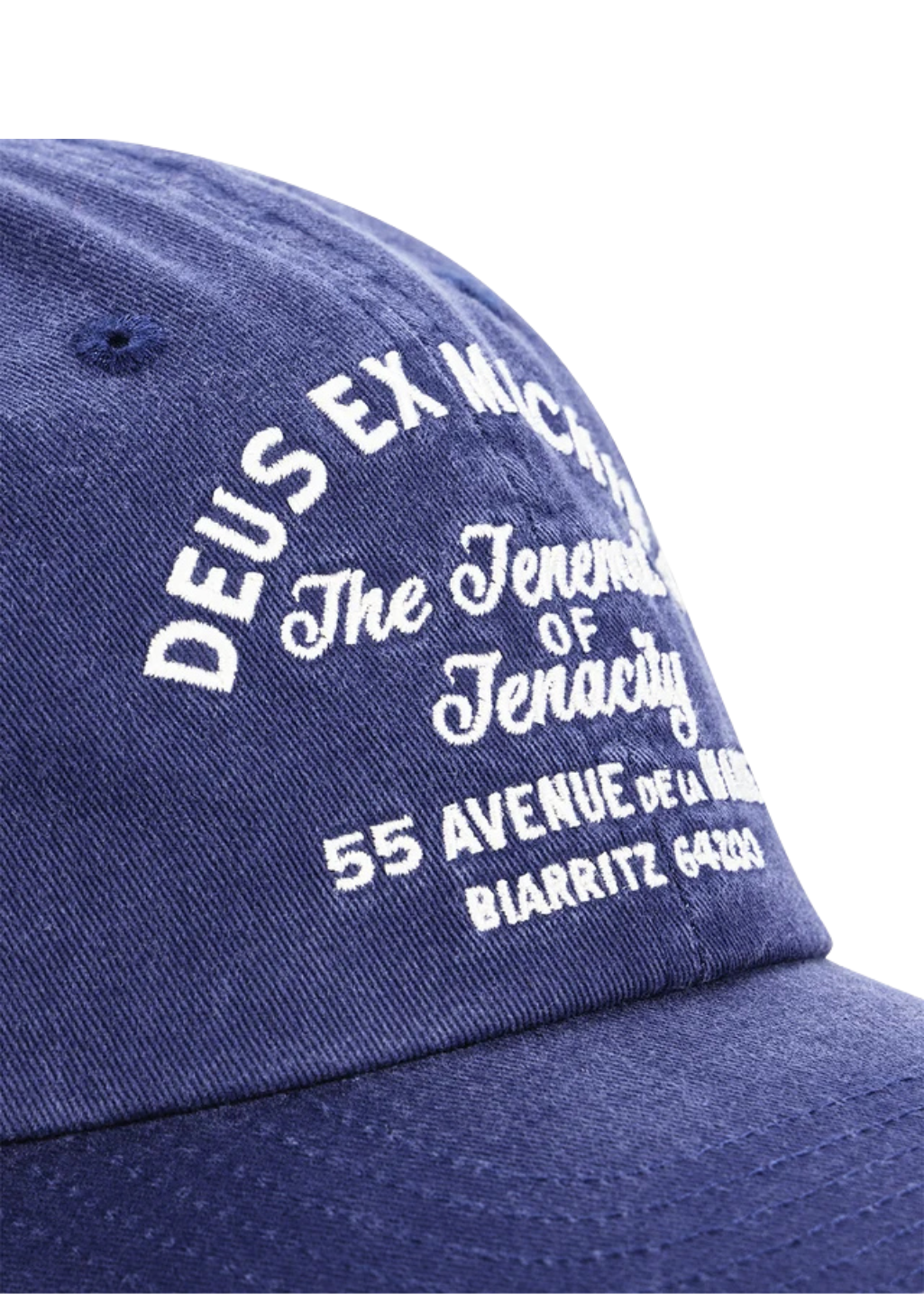 Deus Ex Machina - Biarritz Sign Cap - Mechanic Blue