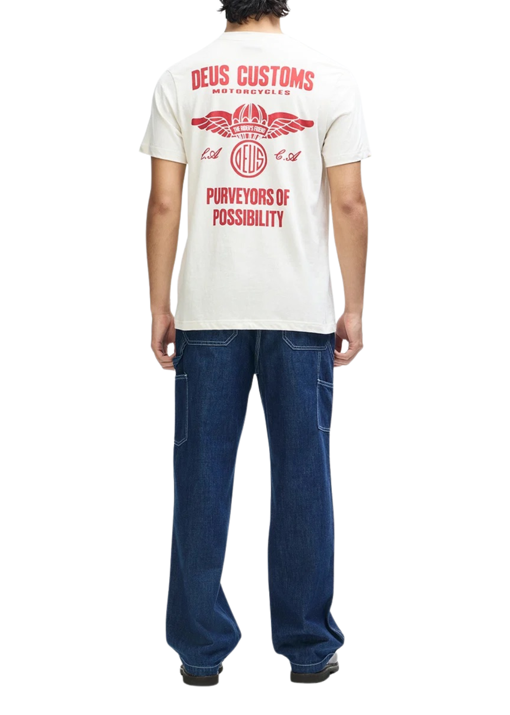 Deus Ex Machina - Cutaway Tee - Vintage White