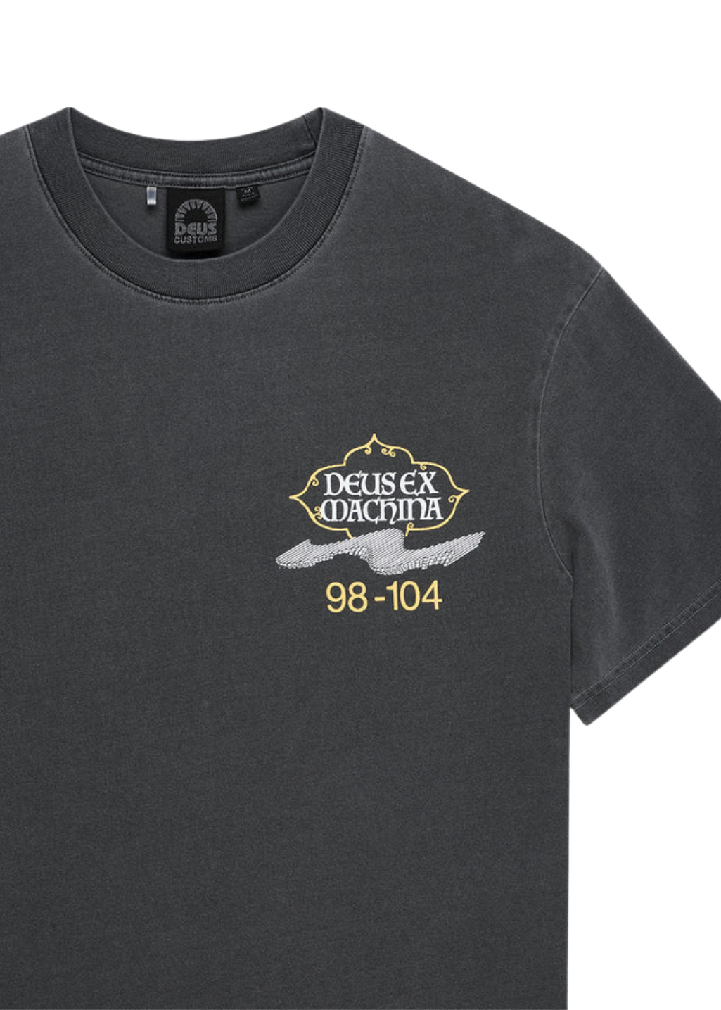 Deus Ex Machina - Easy Peacey Tee - Anthracite Grey