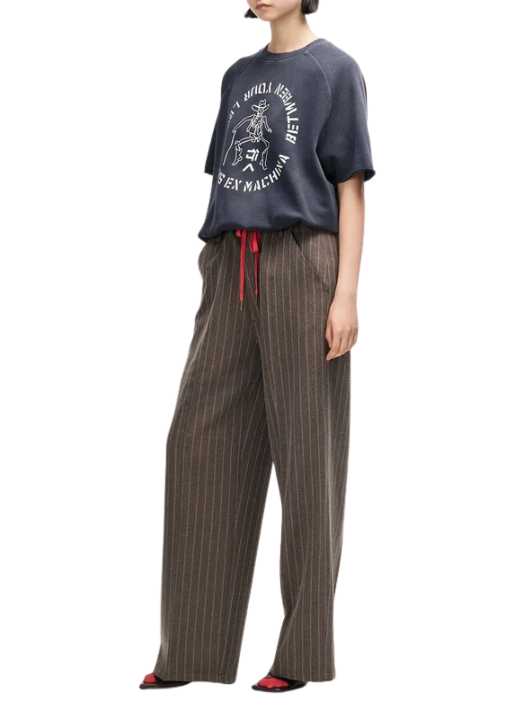 Deus Ex Machina - Hear and Now Stripe Pant - Gravel Grey