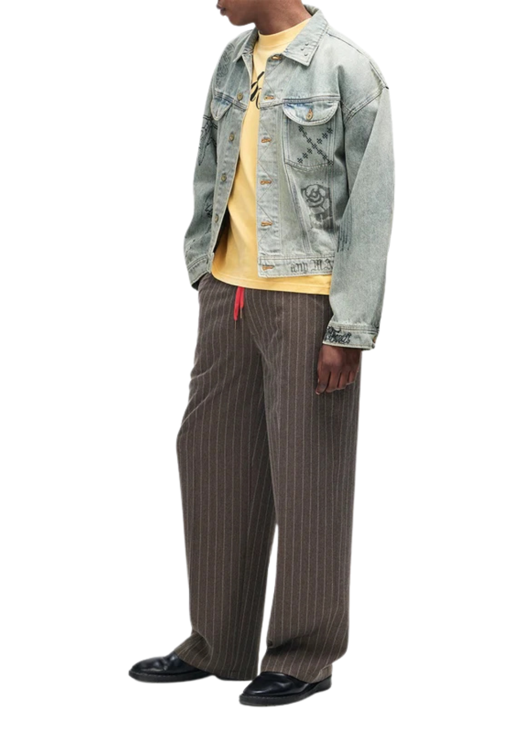 Deus Ex Machina - Hear and Now Stripe Pant - Gravel Grey