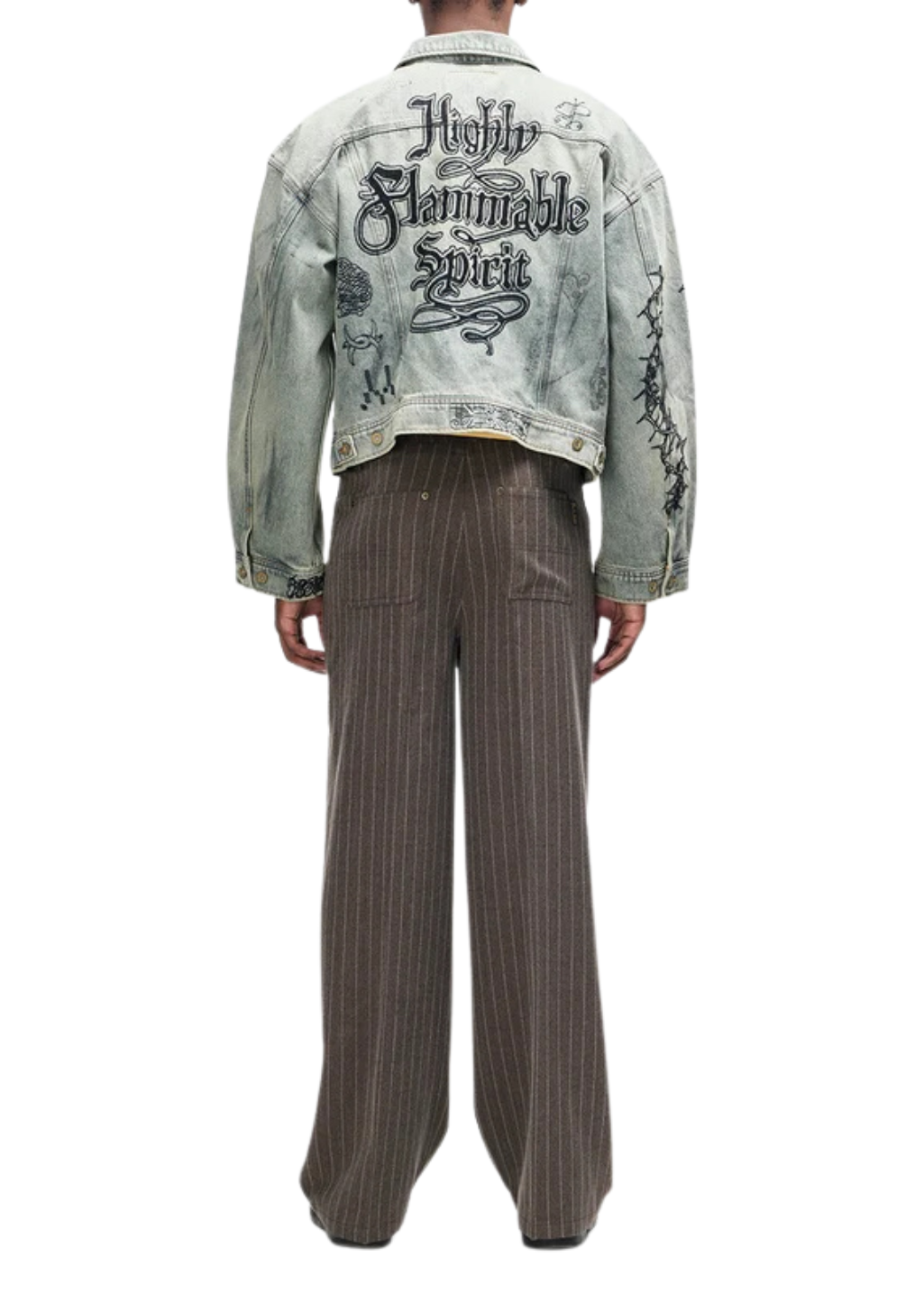 Deus Ex Machina - Hear and Now Stripe Pant - Gravel Grey
