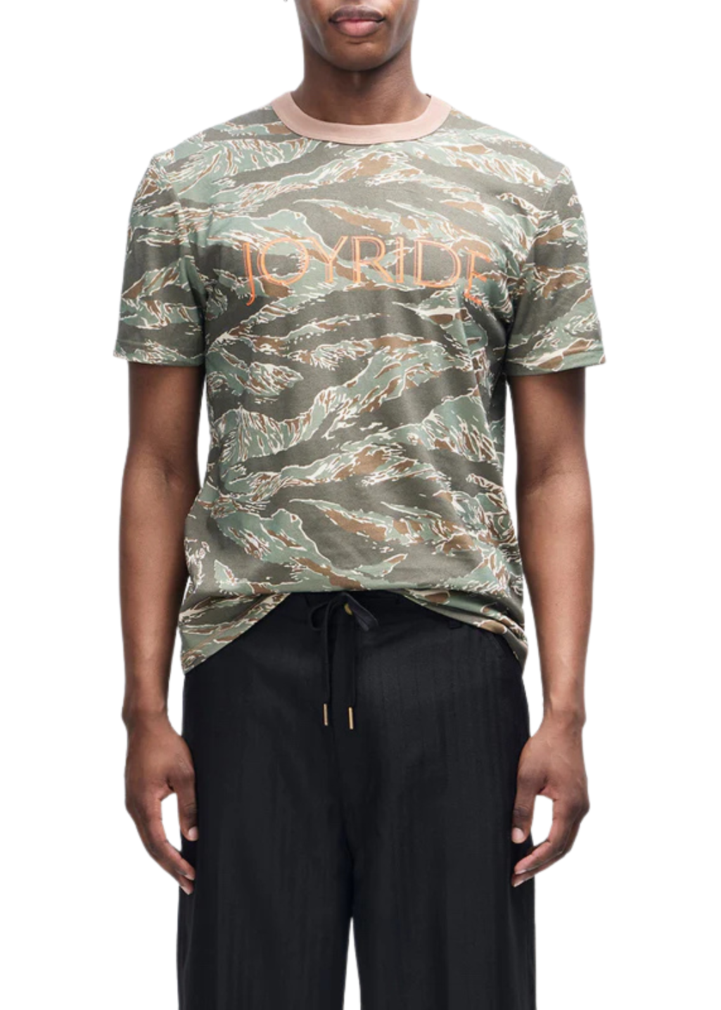 Deus Ex Machina - Joyride Ringer Tee - Ground Cover Green