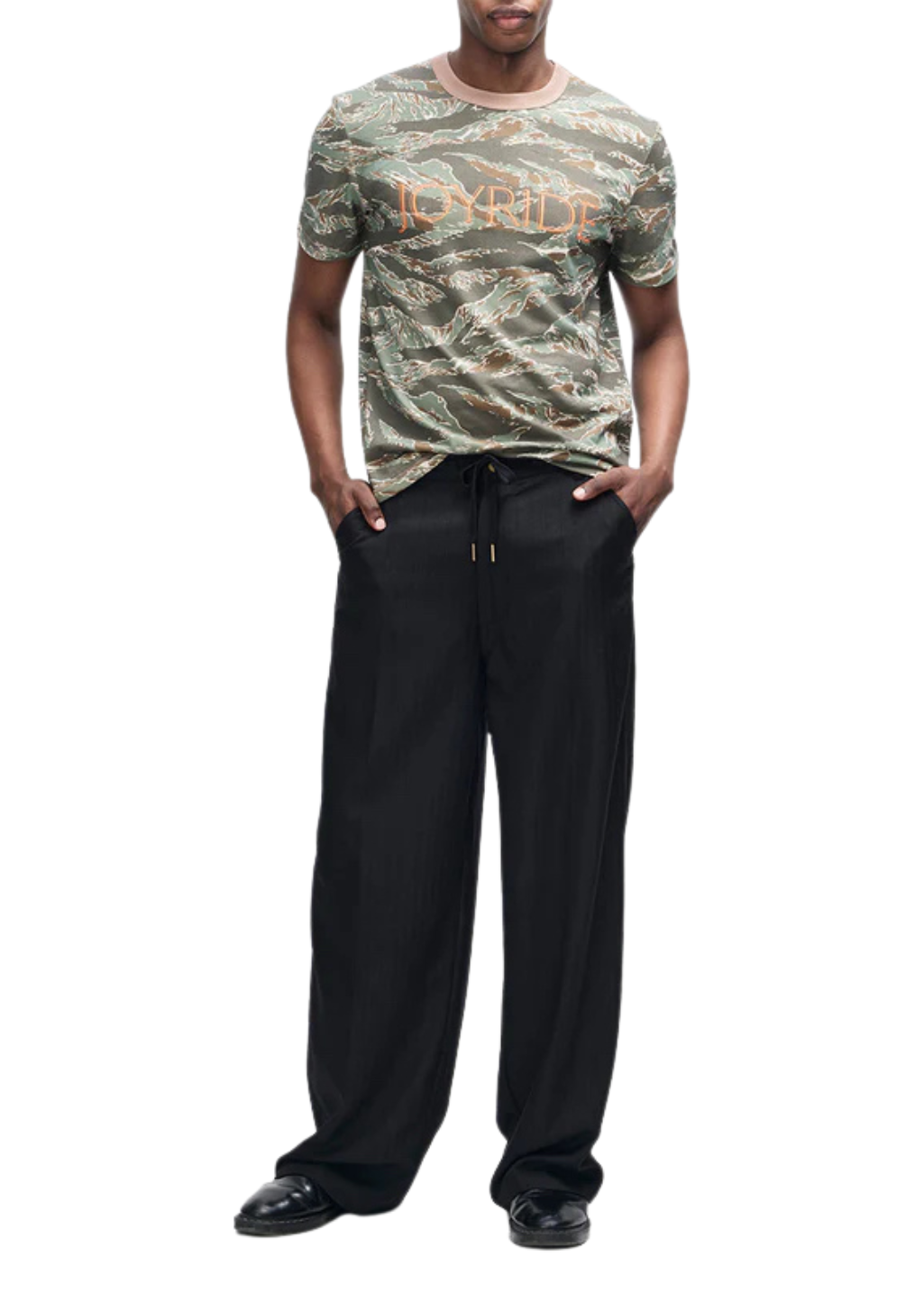 Deus Ex Machina - Joyride Ringer Tee - Ground Cover Green