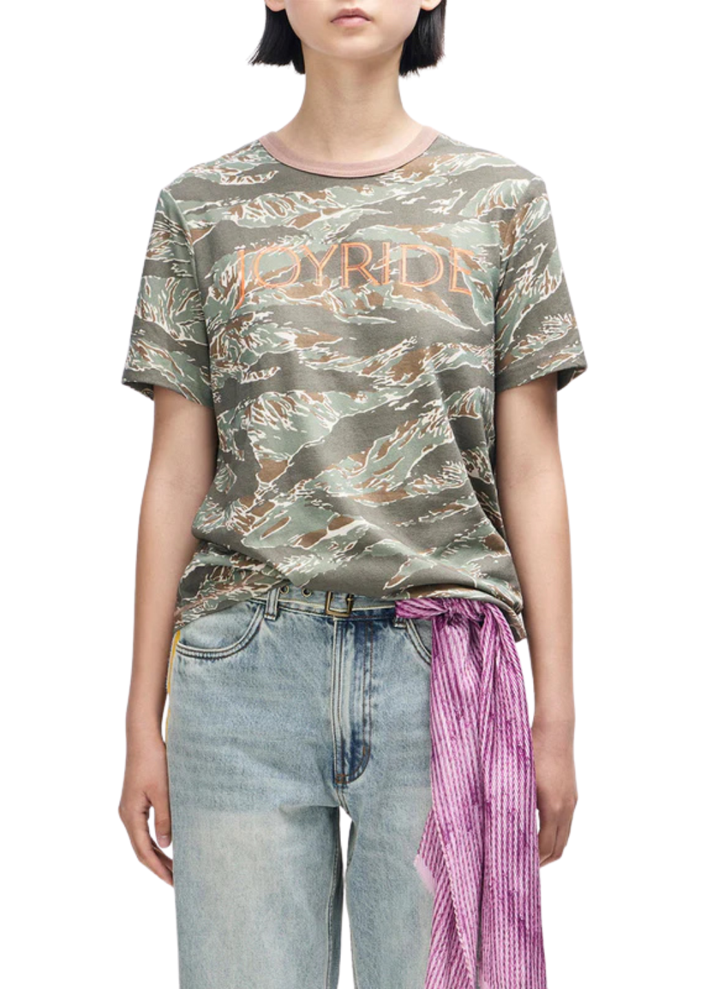 Deus Ex Machina - Joyride Ringer Tee - Ground Cover Green