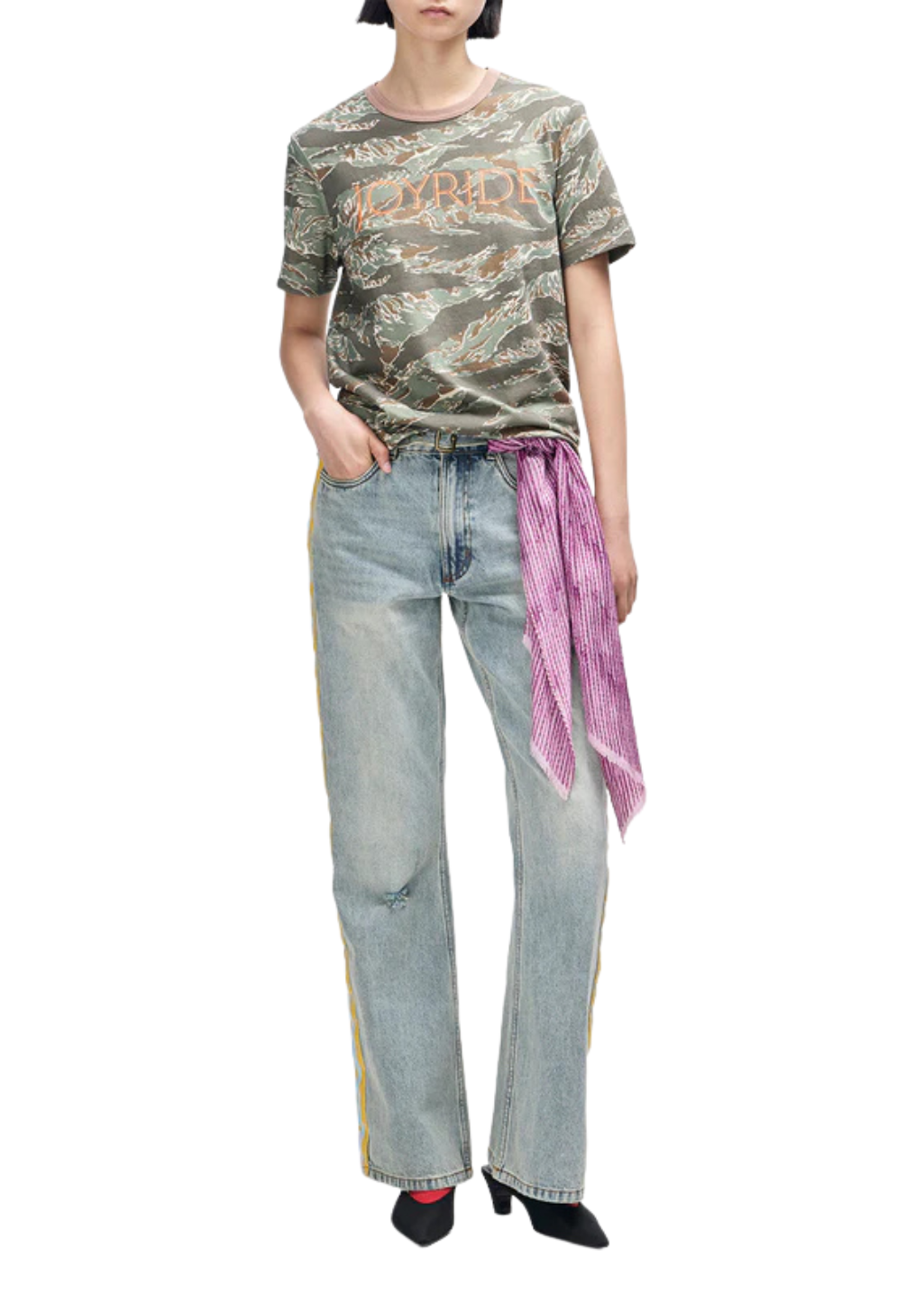 Deus Ex Machina - Joyride Ringer Tee - Ground Cover Green