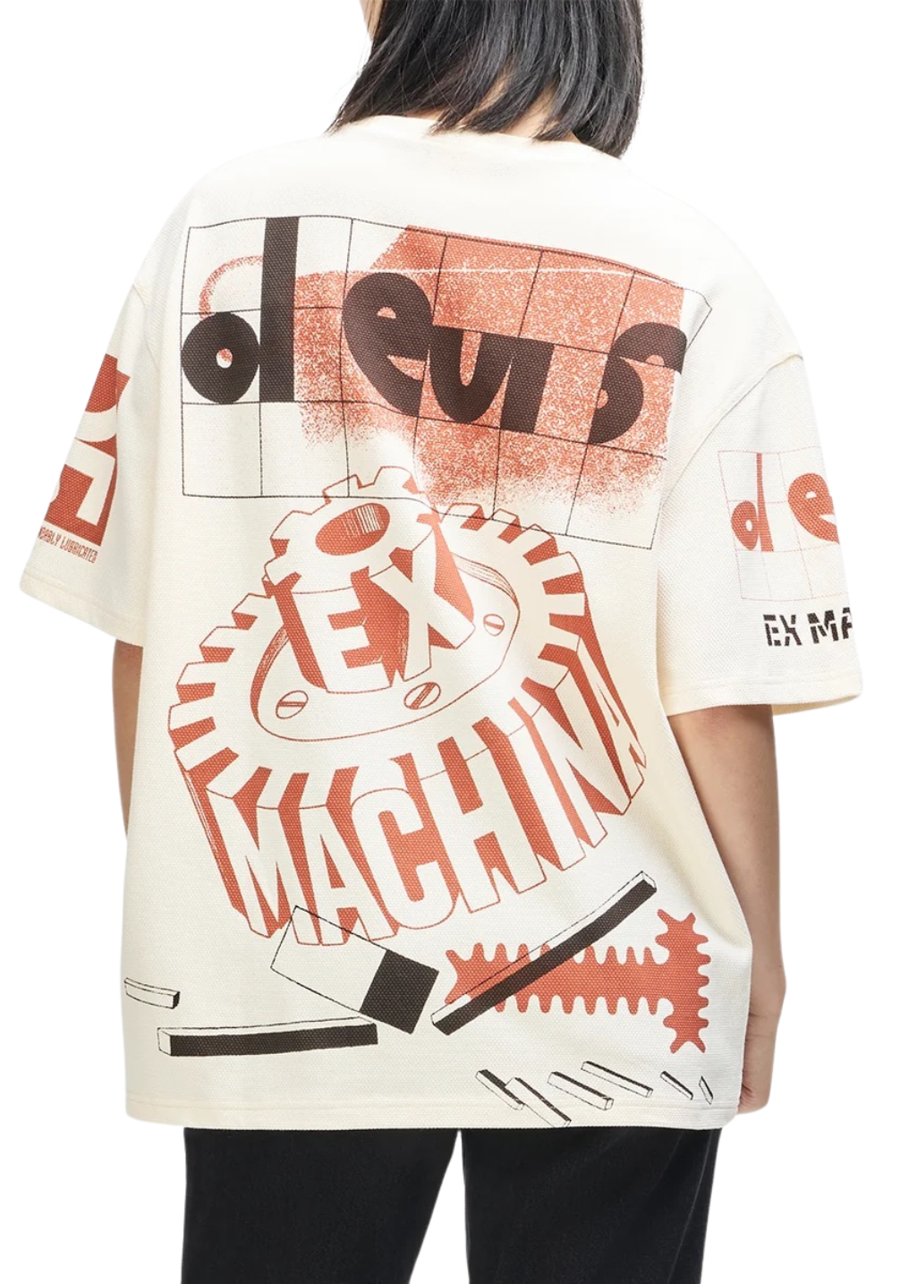 Deus Ex Machina - Merz Oversized Tee - Dirty White