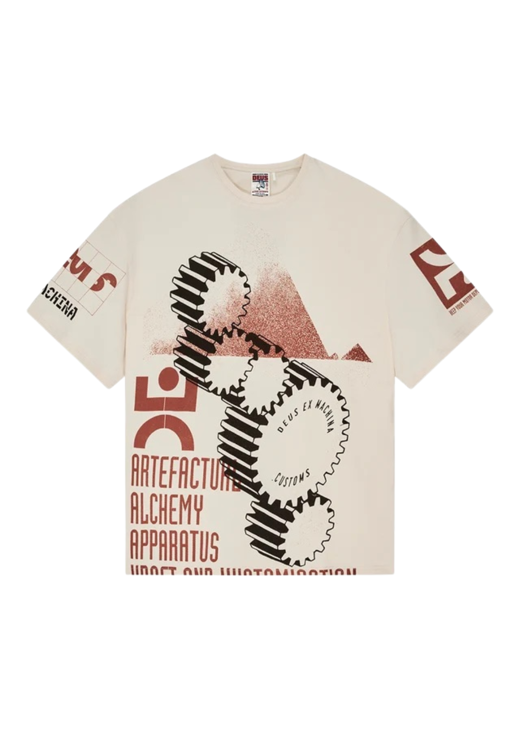 Deus Ex Machina - Merz Oversized Tee - Dirty White