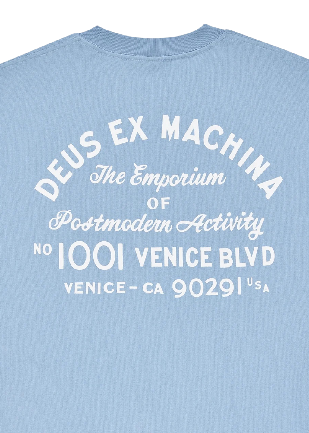 Deus Ex Machina - Venice Sign Tee - Glacier Blue