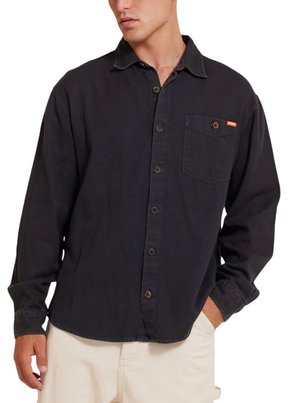 Deus Ex Machina - Keon Flannel Shirt - Anthracite