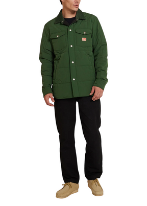 Deus Ex Machina - Maxwell Padded Overshirt - Hillside Green