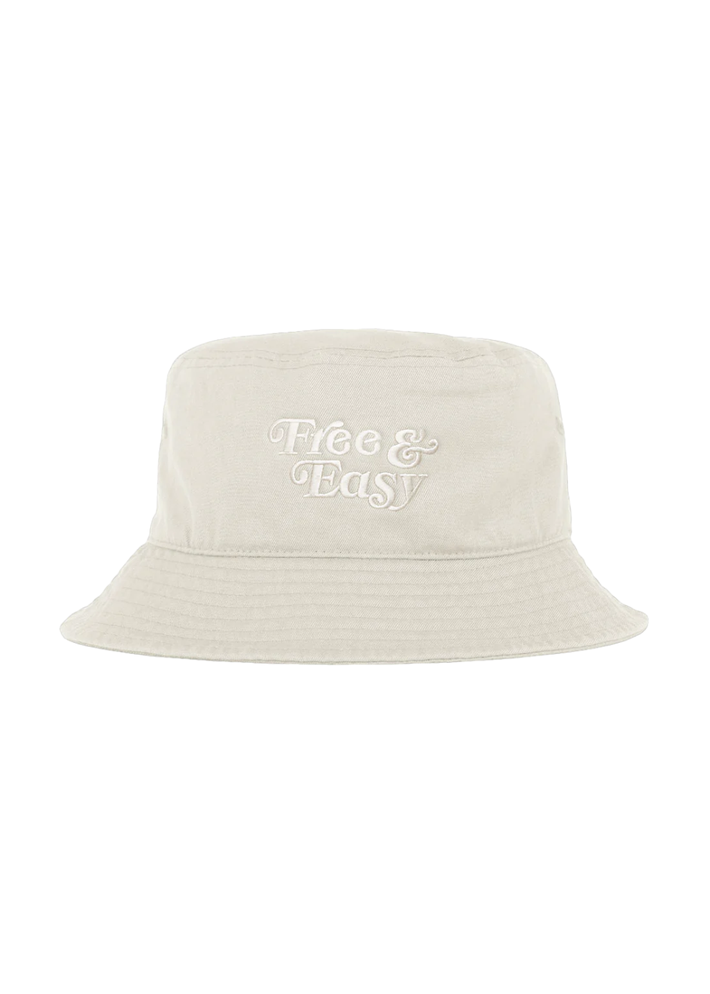 Free & Easy - Don't Trip Bucket Hat - Vanilla