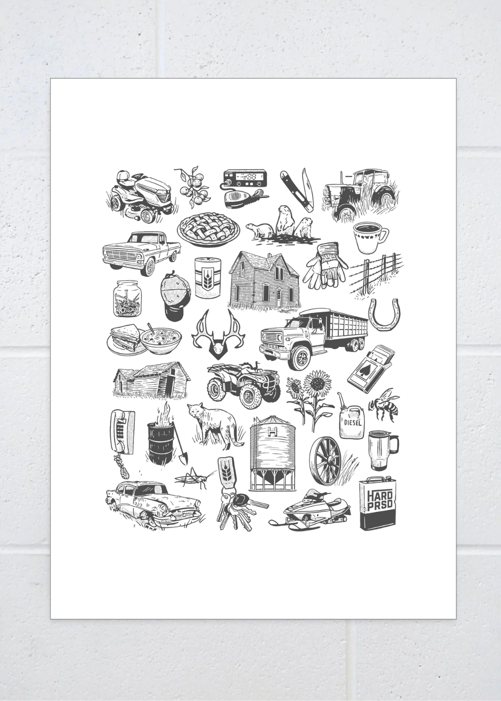 Field Tested Poster Print | White | 18" x 24"