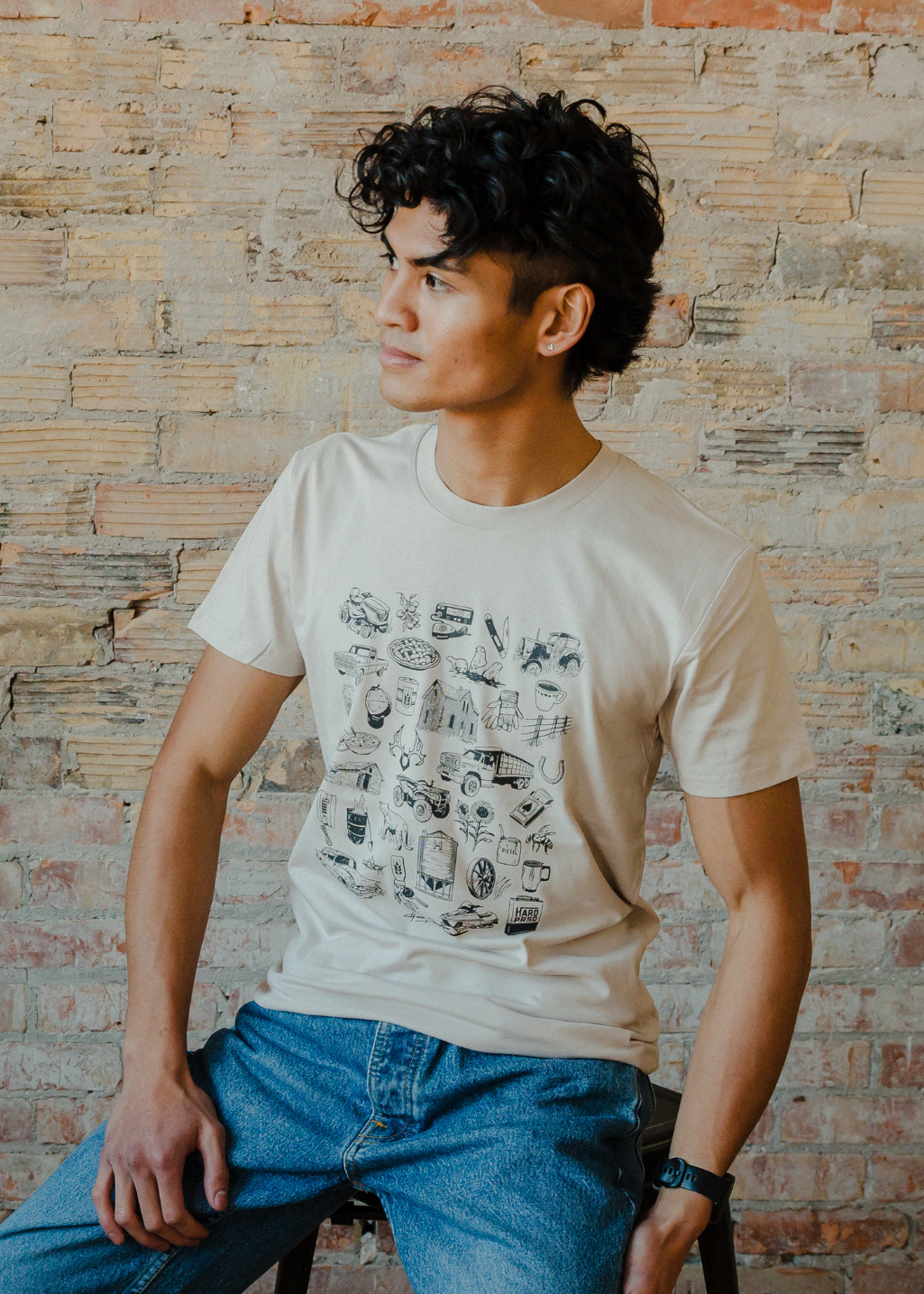 Field Tested Tee | White Sand | Unisex