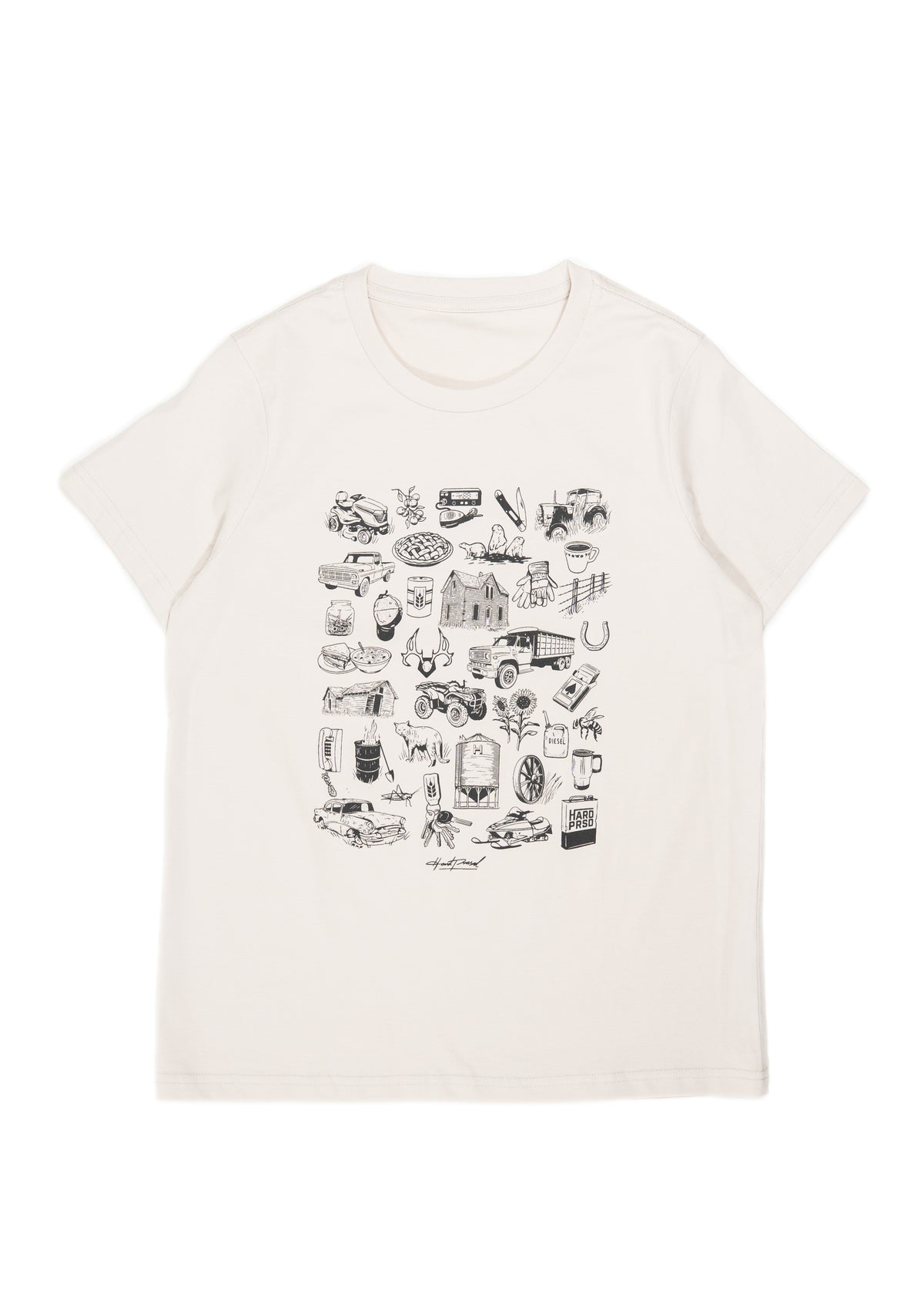 Field Tested Tee | White Sand | Ladies