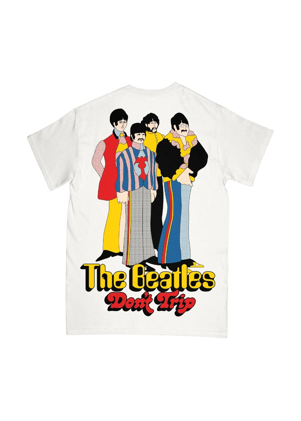 Free & Easy x The Beatles - Yellow Submarine Band SS Tee - Coconut