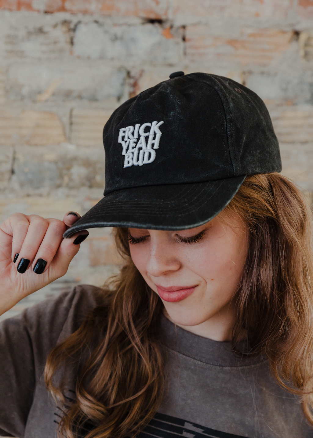 Frick Yeah Bud 5-panel Snapback | Vintage Black