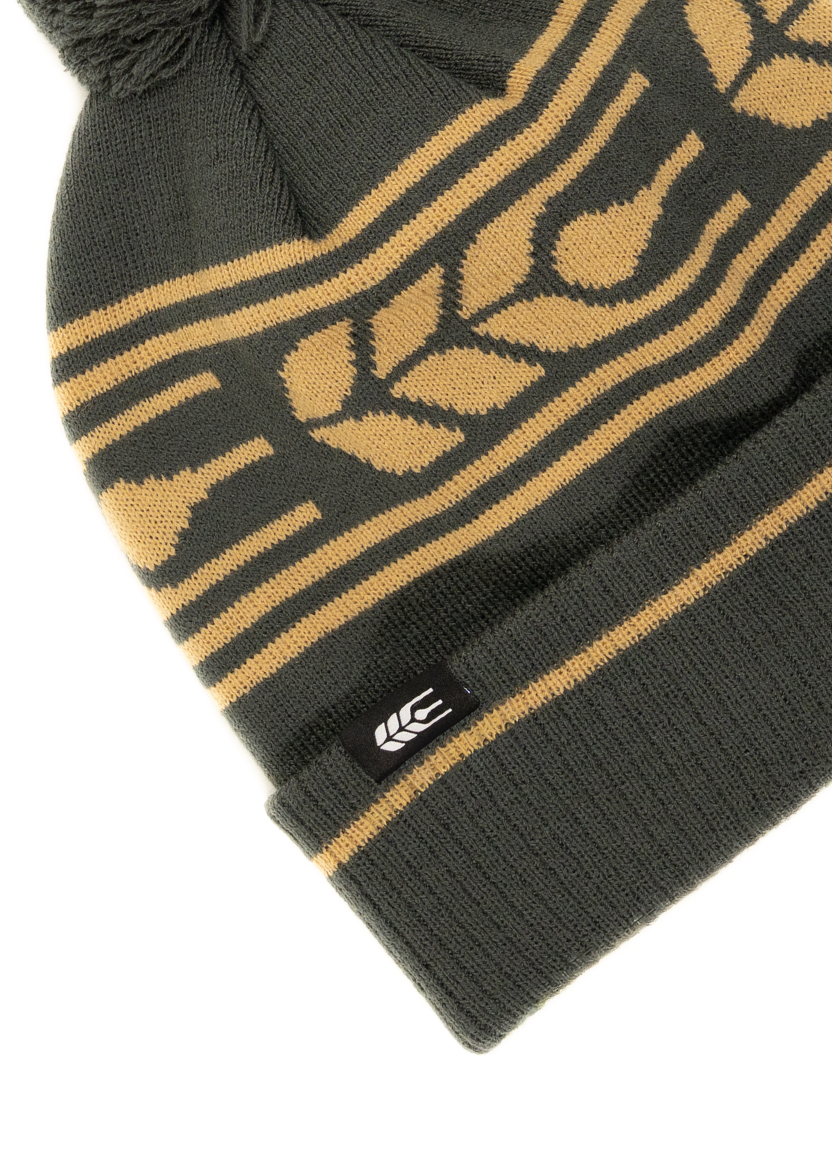 Grain Pom Toque | Coal/Gold | Adult