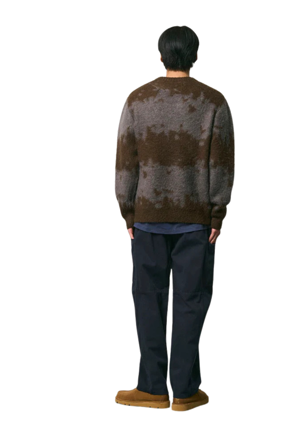 Gramicci - Mohair Splatter Sweater - Slate Splatter