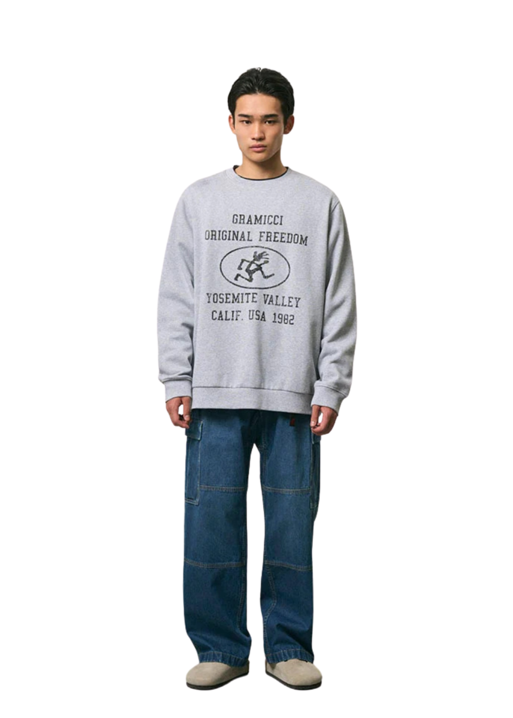 Gramicci - Yosemite Valley Sweatshirt - Grey Heather