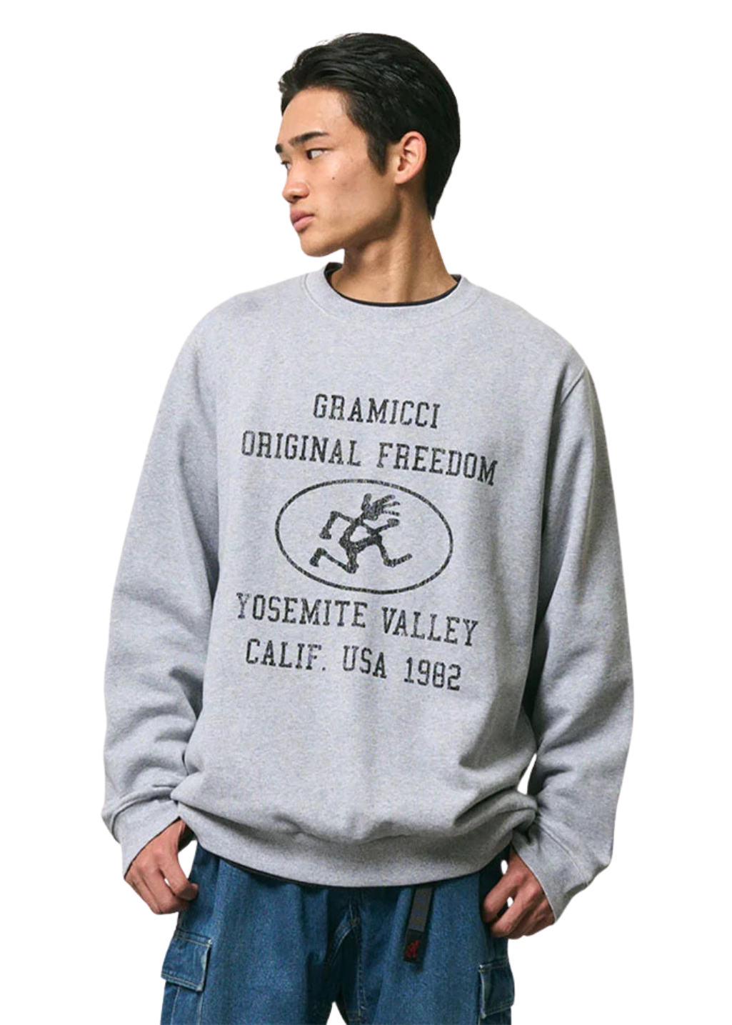 Gramicci - Yosemite Valley Sweatshirt - Grey Heather