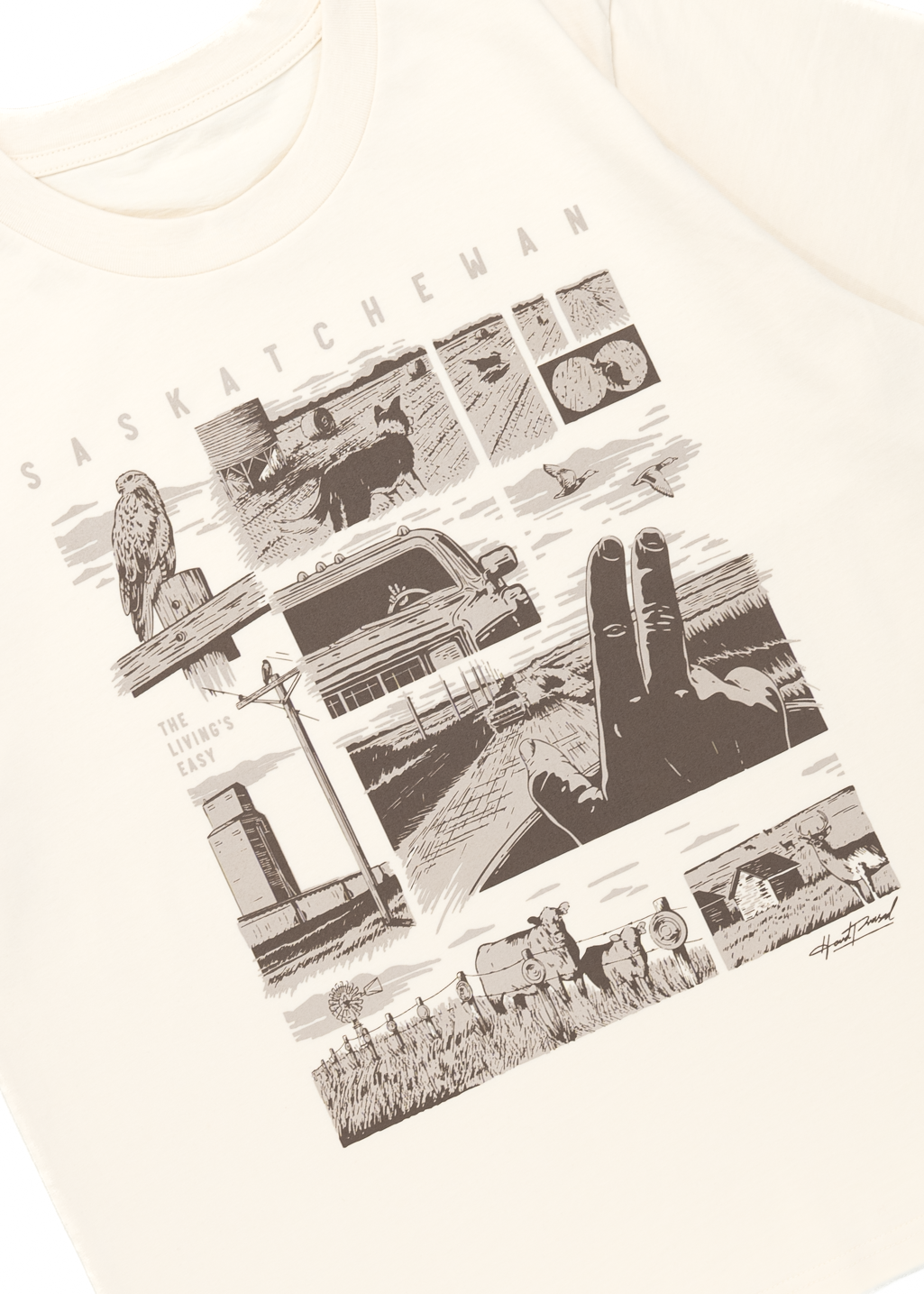 Easy Living Tee | Birch | Ladies - Hardpressed Print Studio Inc.