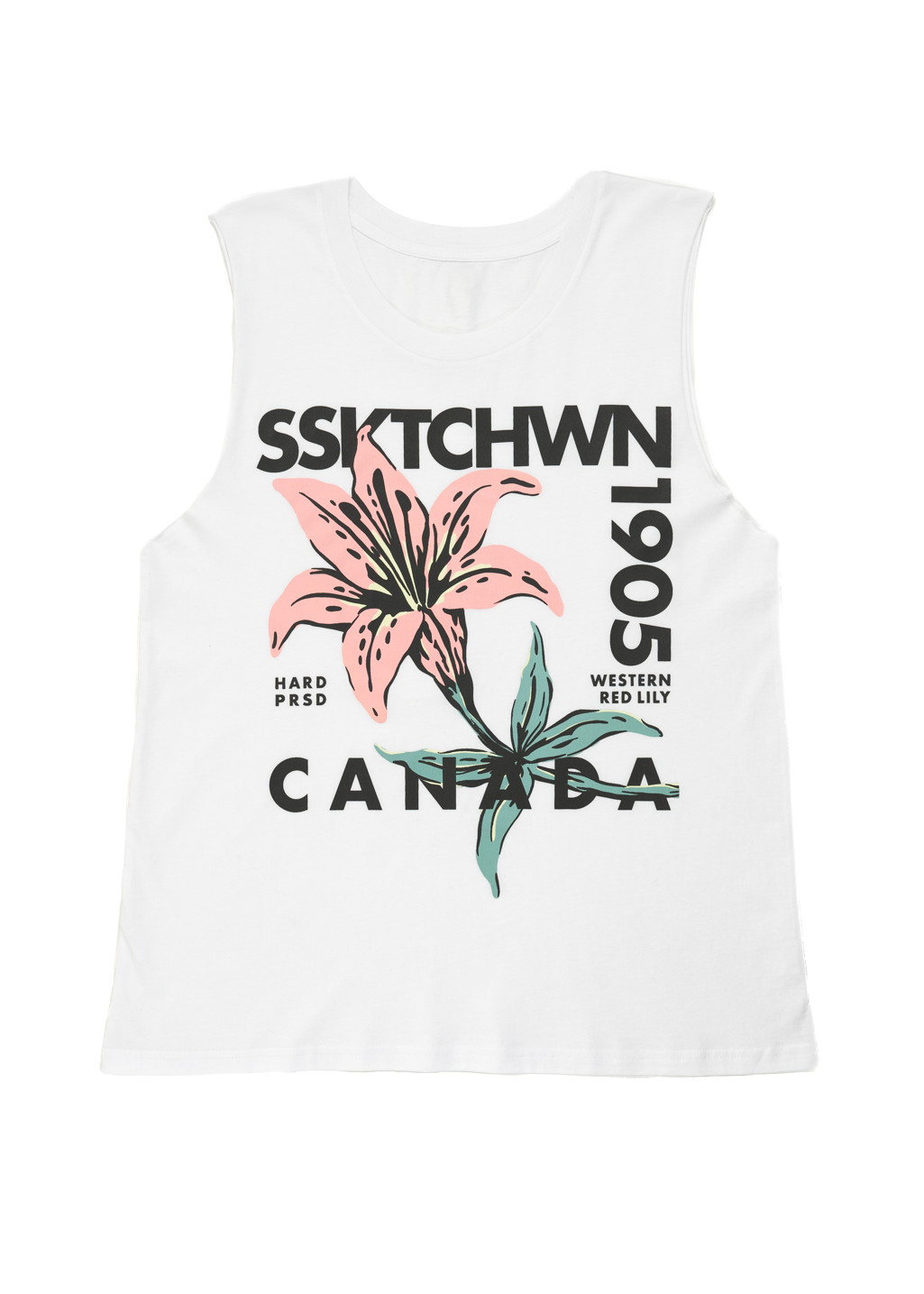 Faded Lily Tank | White | Ladies