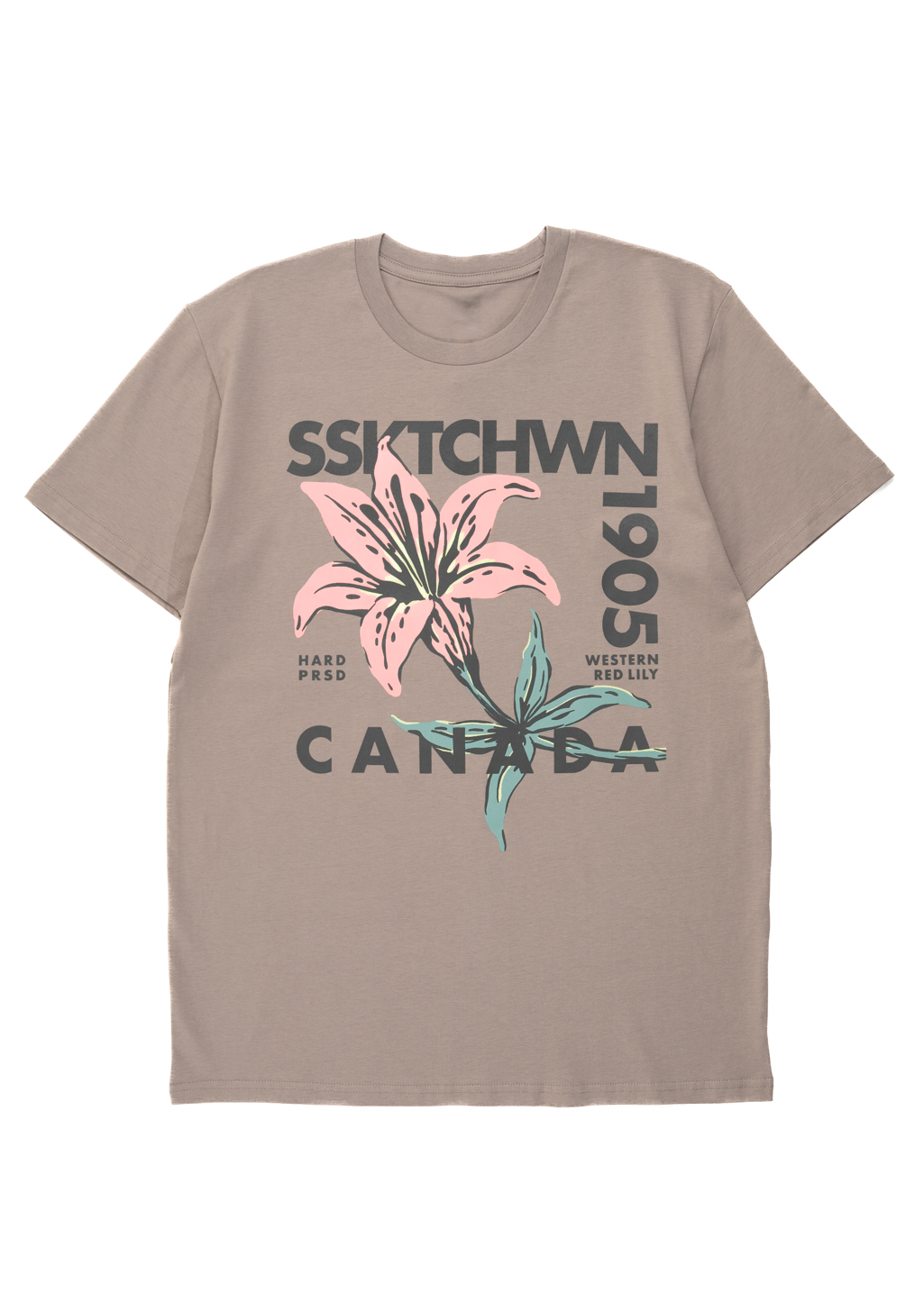Faded Lily Tee | Clay | Unisex and Ladies