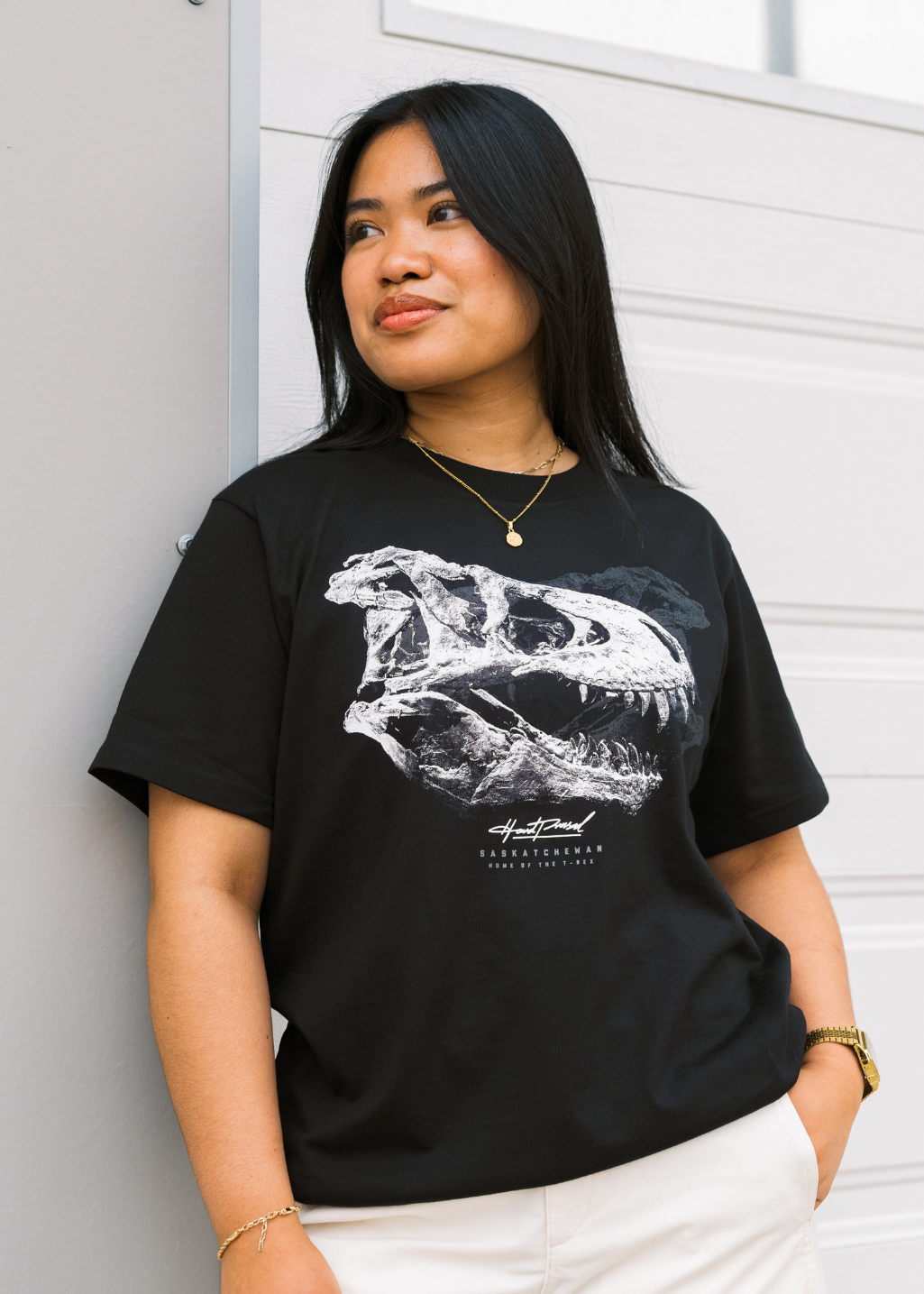 Fossil Tee | Black | Ladies - Hardpressed Print Studio Inc.