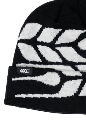 Grain Pattern Toque | Black | Adult