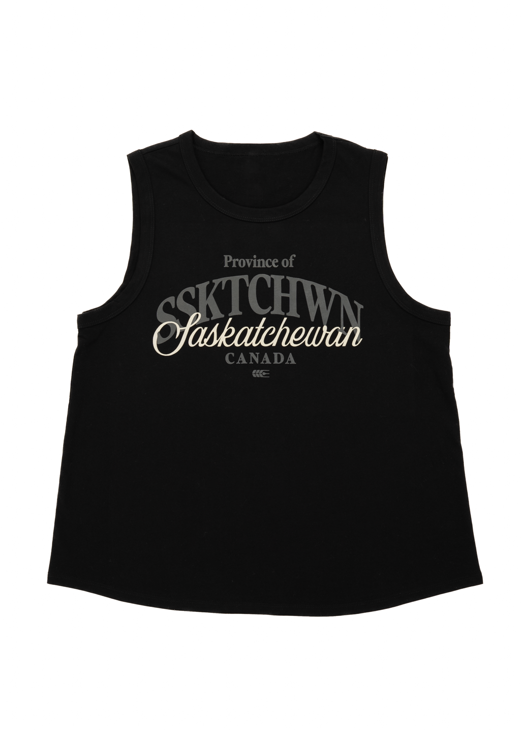Say It Twice Tank | Black | Ladies - Hardpressed Print Studio Inc.