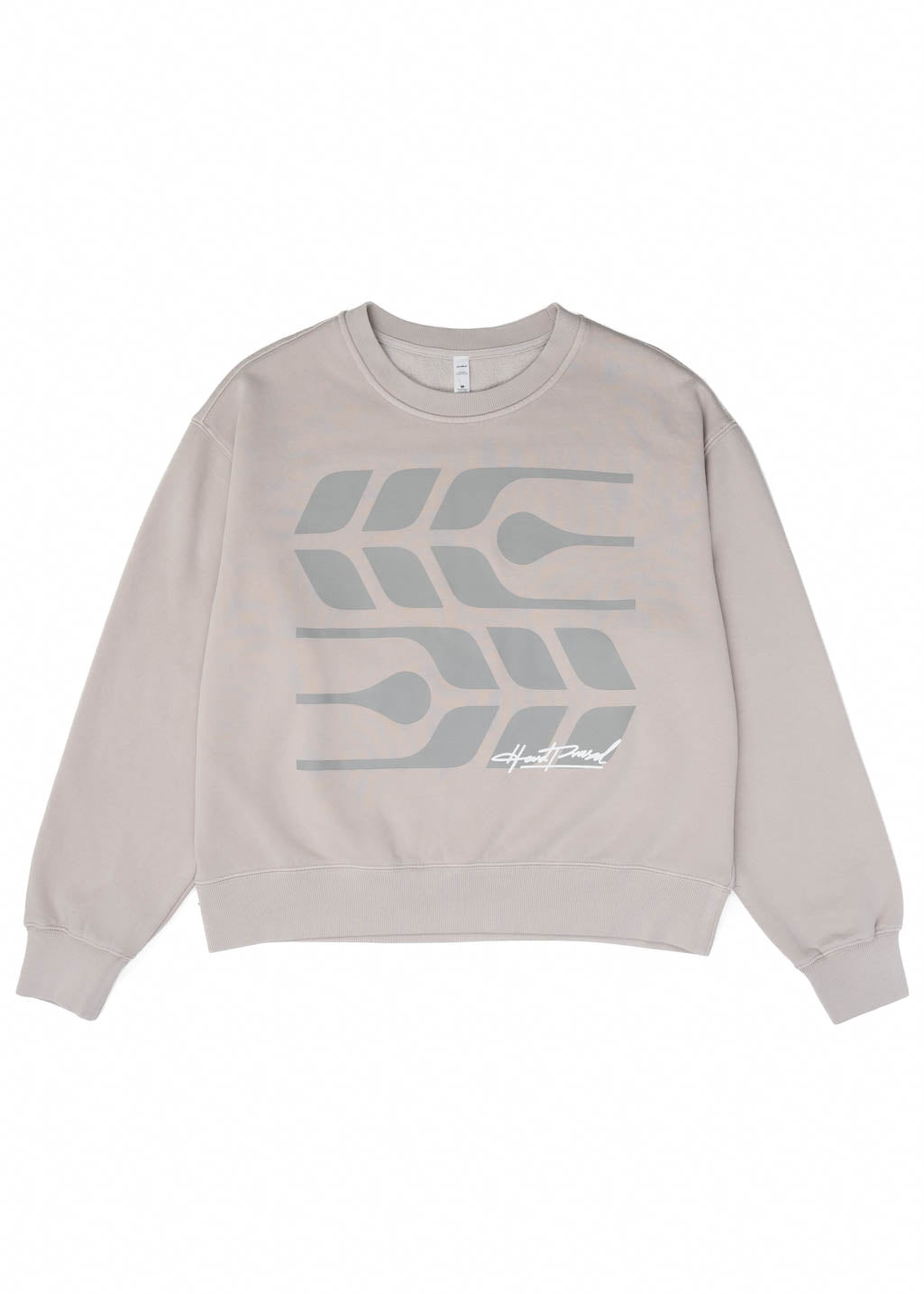 Signature Grain Crewneck | White Sand | Ladies