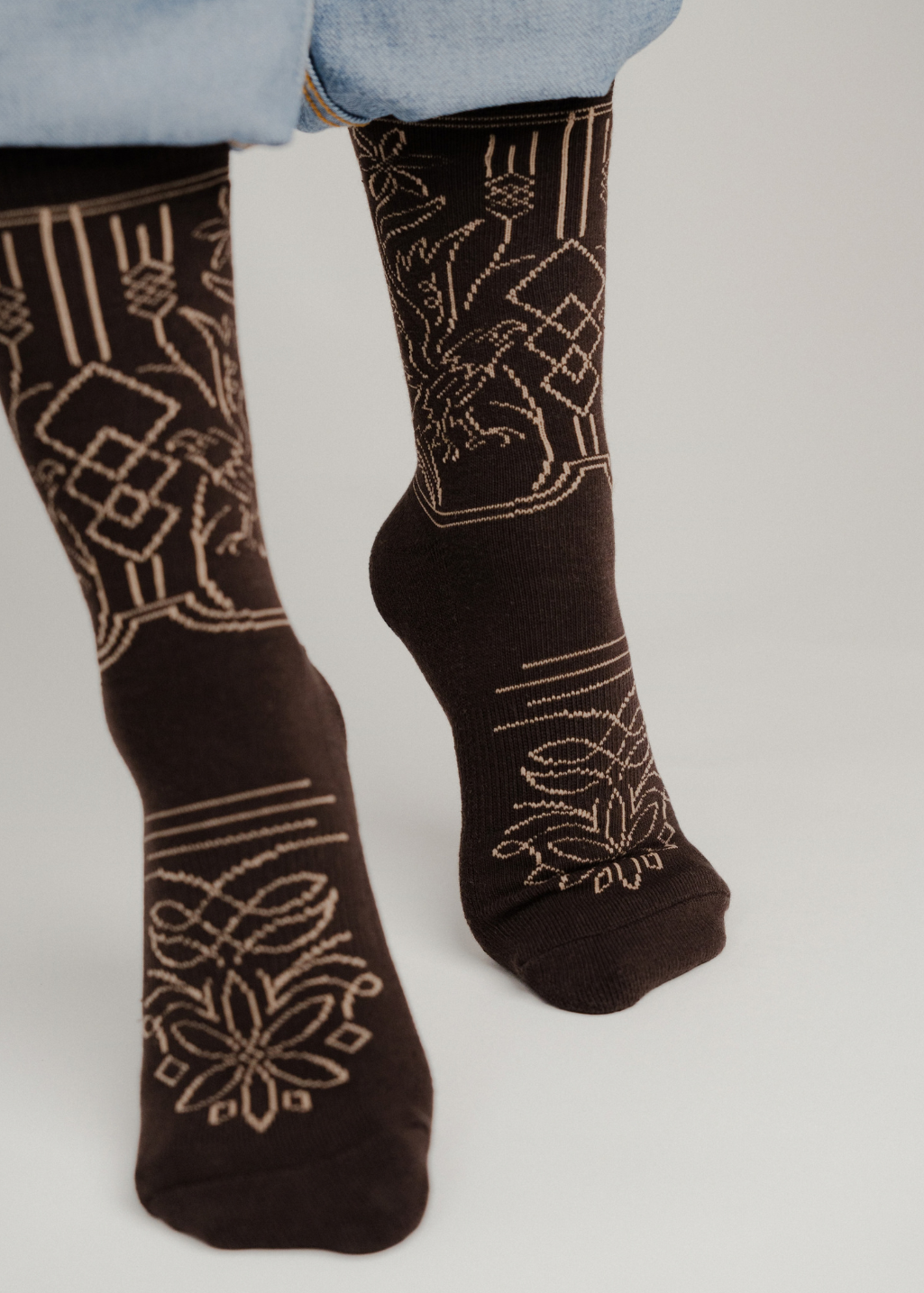 Wild West Socks | Mud - Hardpressed Print Studio Inc.