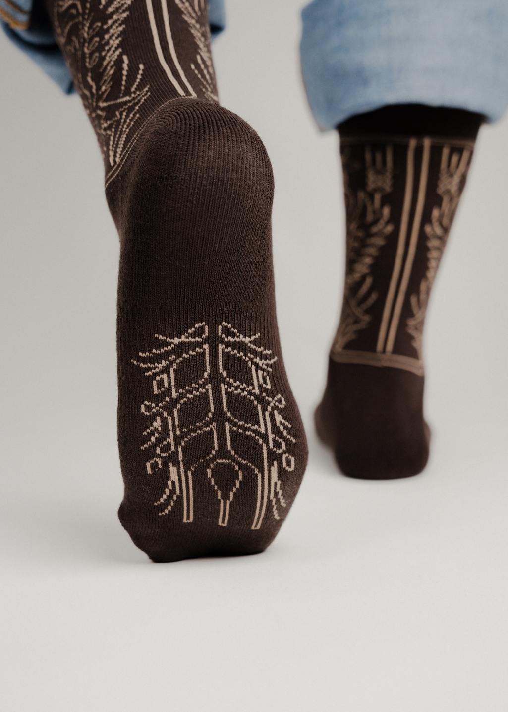 Wild West Socks | Mud - Hardpressed Print Studio Inc.
