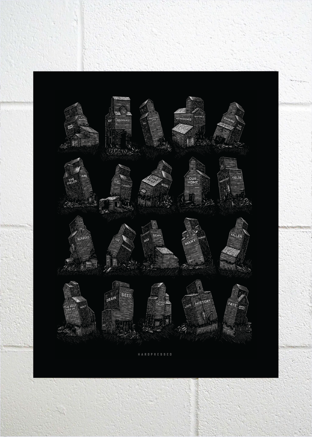 Beacons Poster Print | Black