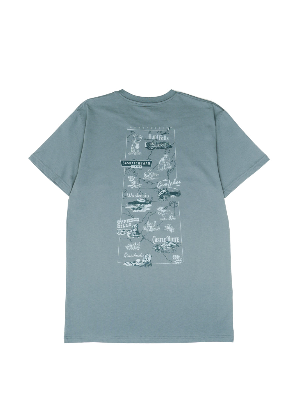 Gem Lakes Tee | Lakewater | Unisex - Hardpressed Print Studio Inc.