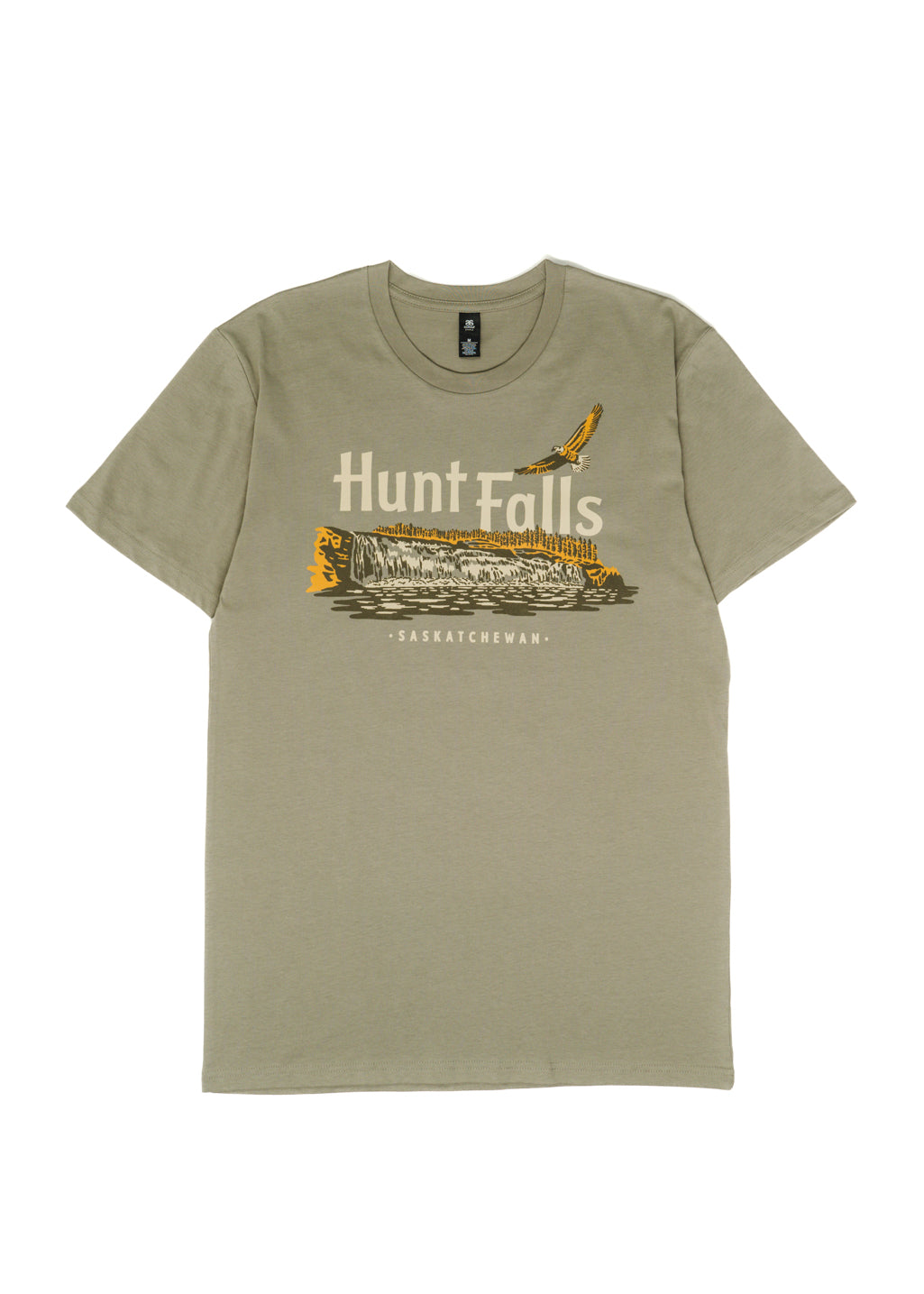 Hunt Falls Tee | Moss | Unisex - Hardpressed Print Studio Inc.